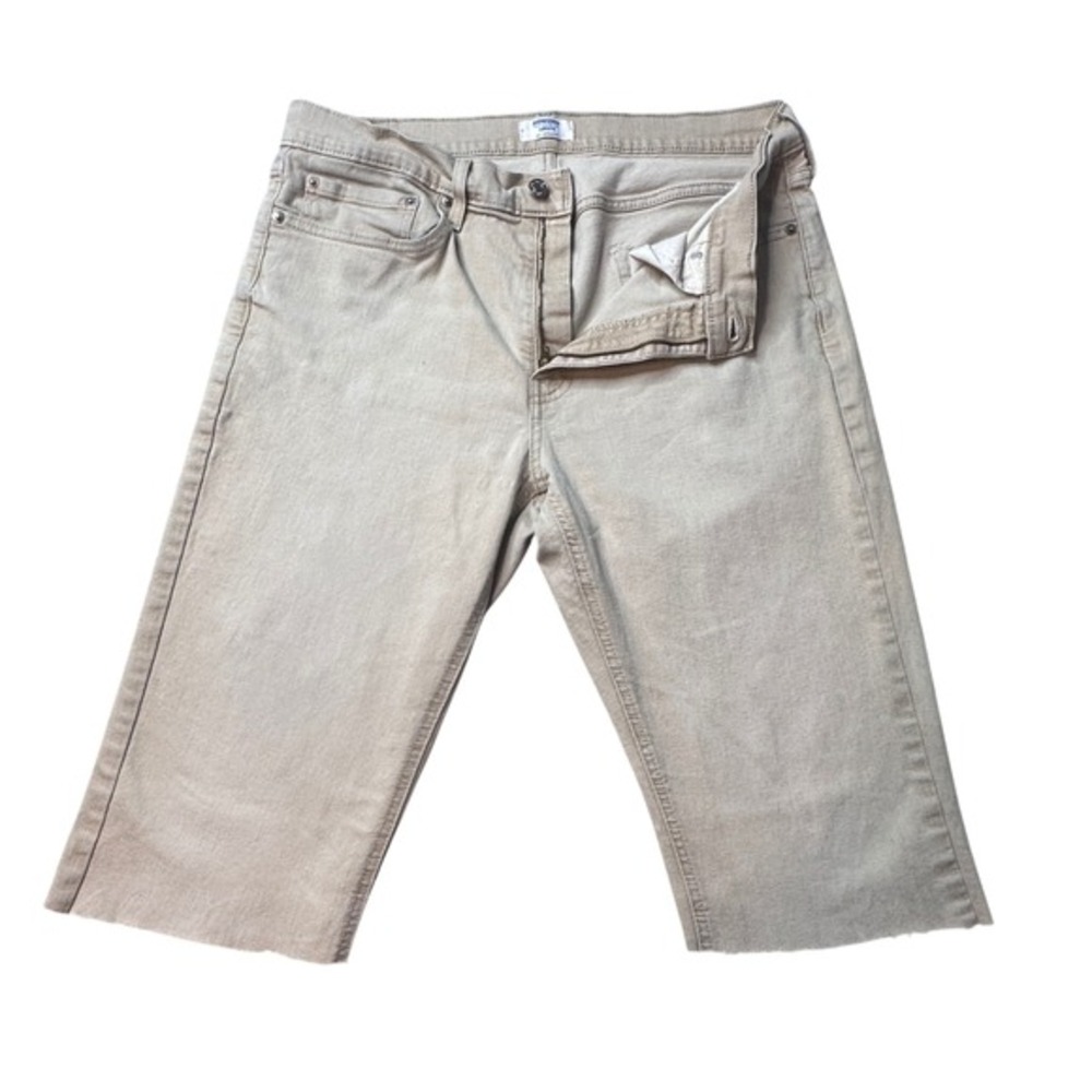 Denizen Levi's 231 Jorts Mens‎ 34 Jeans Shorts Tan Denim Athletic Cut Off Y2K